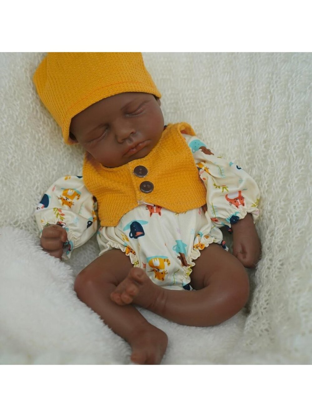 12 inch Girl Handmade Face Realistic Silicone Body Reborn Baby Doll For Kids